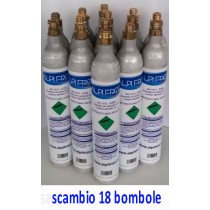 Scambio bombole 450gr  vuoto per pieno 18pz